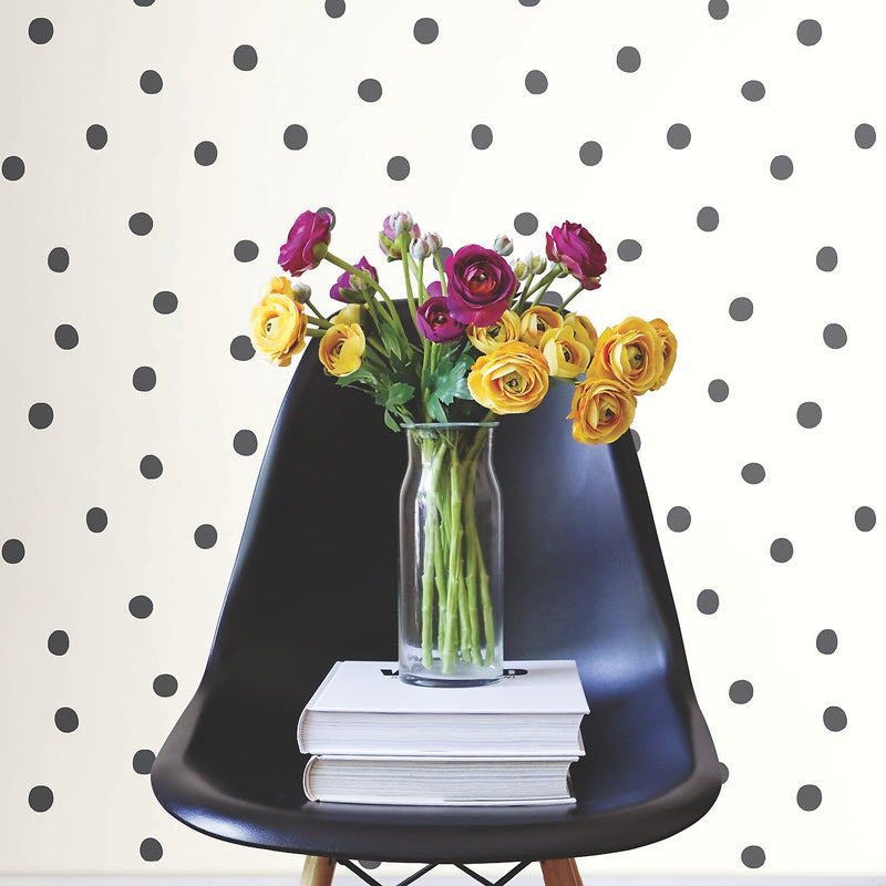 York Wallcoverings Dots Peel and Stick Wallpaper (RMK9010WP)