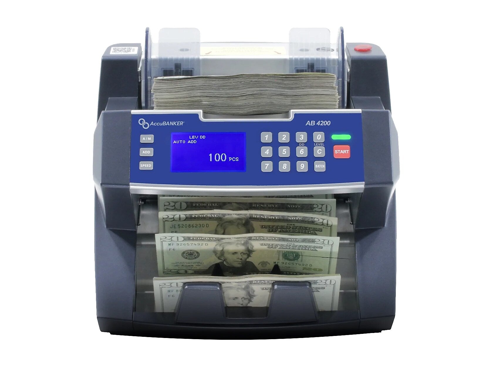 AccuBANKER AB4200 Commercial Bill Counter, Black/Gray (AB4200 MGUV)