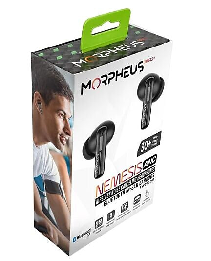 Morpheus 360 Nemesis Wireless Noise Cancelling Headphones, Black (TW2750B)