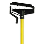 Quick-Change Mop Handle, 60", Fiberglass, Yellow, 6/carton