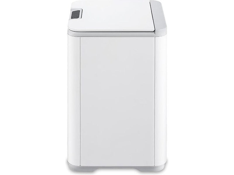 Nine Stars Plastic Sensor Trash Can, 2.6-Gallon, White (DZT-10-35)