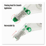 MONO Hybrid Style Correction Tape, Non-Refillable, Clear Applicator, 0.17" x 394", 10/Pack