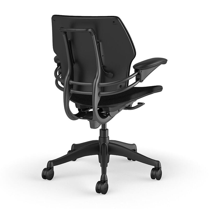 Humanscale Freedom Ergonomic Fabric Swivel Task Chair, Black (F111GFT10XFSHNSC)