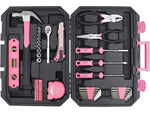 Apollo Tools Essential Tool Set, 65-Piece, Pink (DT0001P)