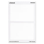 Plain Self-Adhesive Name Badges, 3 1/2 X 2 1/4, White, 100/pack