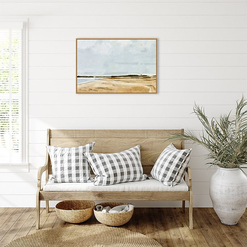 Amanti Art Quiet Coast I by Emma Caroline Framed Canvas Wall Art Print, 33" x 23" (A42677683002)