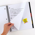 Five Star Advance 3-Subject Notebooks, 8.5" x 11", College Ruled, 150 Sheets, Assorted Colors (06324)
