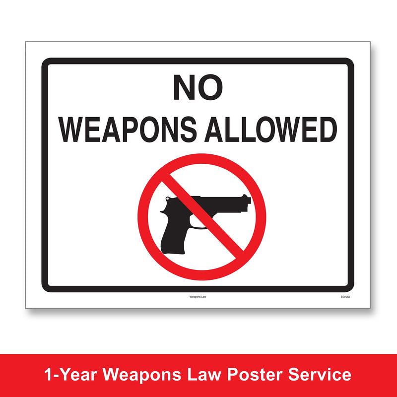 ComplyRight Weapons Law Poster Service, North Carolina (U1200CWPNC)