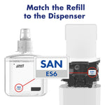 PURELL ES6 Automatic Wall Mounted Hand Sanitizer Dispenser, White (6420-01)