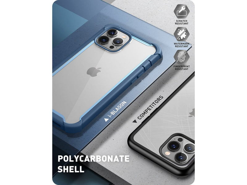 i-Blason Ares Blue Case for iPhone 14 Pro Max (iPhone2022Pro-6.7-Ares-SP-Azure)