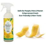 Absolute Green Eco-Friendly All-Purpose Cleaner, Fresh Lemon Scent, 25 Fl Oz., 6/Carton (AG2-ST-6)