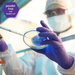 Kimberly-Clark Powder Free Nitrile Gloves, Small, Purple, 100 Gloves/Box, 10 Boxes/Carton (55081)