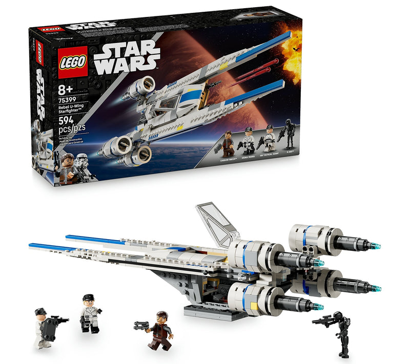 LEGO Star Wars Rebel U-Wing Starfighter, 594 Pieces (75399)