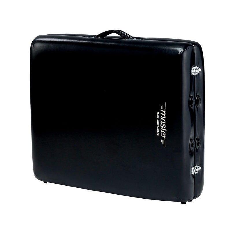 Master Massage 30” Galaxy Therma Top Portable Massage Table with Accessories (Black) (20244)