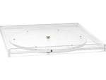 Russell+Hazel Bloc Stackable Rotating Acrylic Desk Tray, Clear (93920)