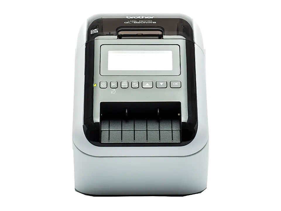 Brother Desktop Thermal Label Printer, Glossy Black/White (QL-820NWBC)