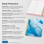 2025-2026 Plato Crackled Blush 6" x 7.75" Academic Year Weekly Planner, Multicolored (9798330700103)