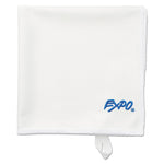 Microfiber Cleaning Cloth, 1-Ply, 12 x 12, Unscented, White