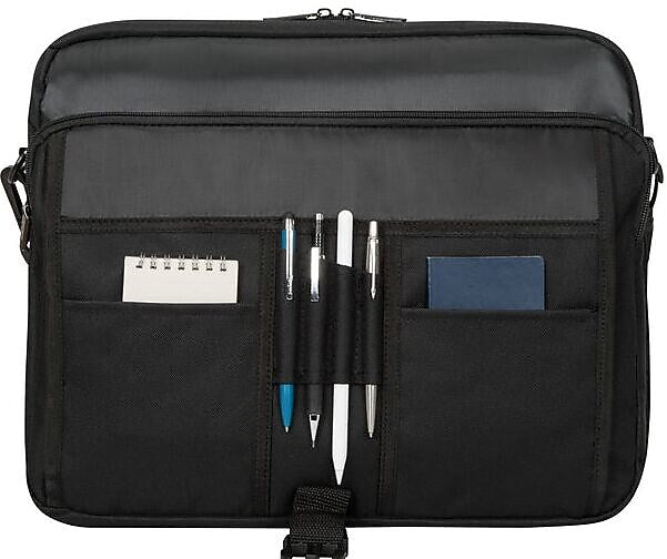 Targus Polyester Messenger Bag, Black (TCM004US)