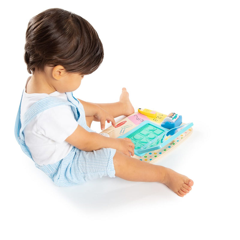 Melissa & Doug Work & Play Desktop Activity Board, Multicolored (LCI30753)