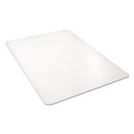 All Day Use Chair Mat - All Carpet Types, 36 X 48, Rectangular, Clear