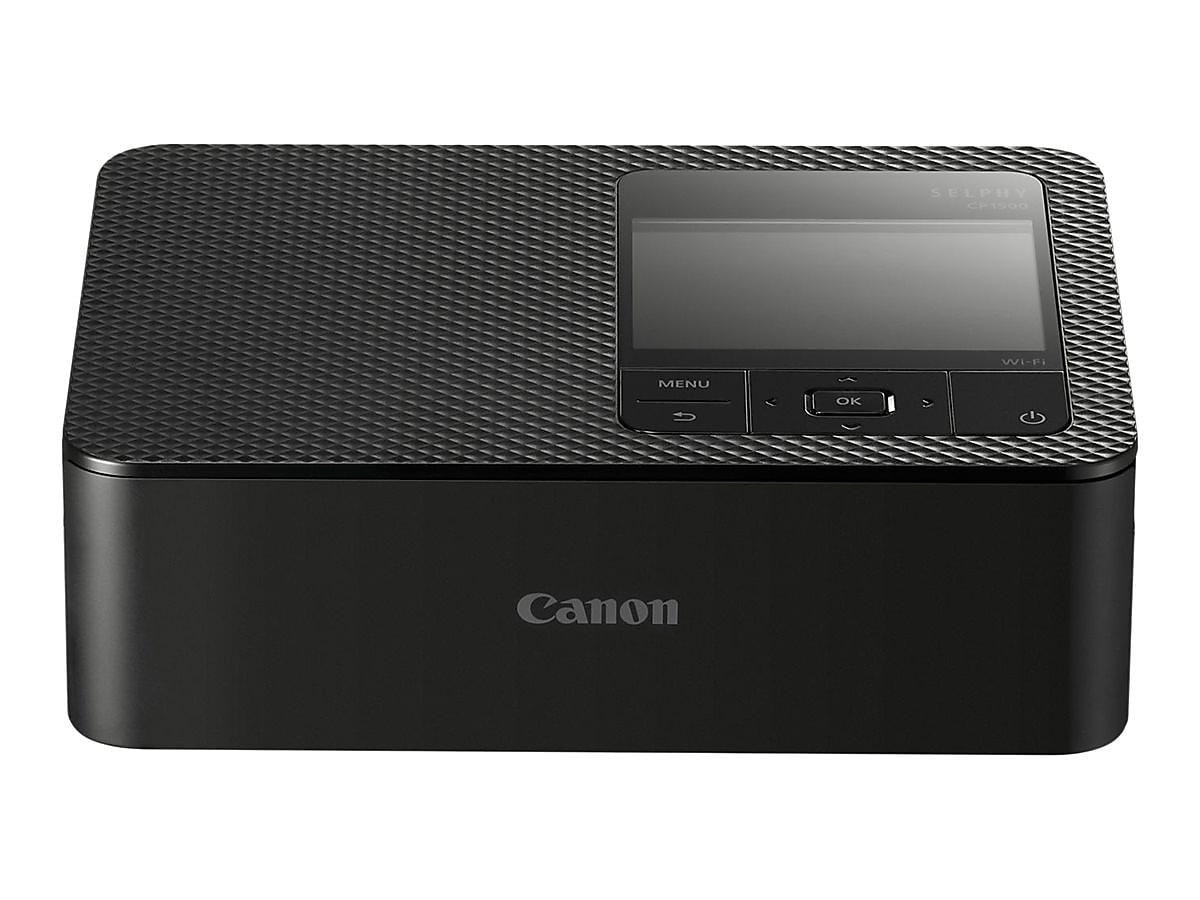 Canon SELPHY CP1500, Wireless Color Inkjet Printer, Black (5539C001)