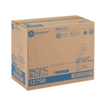 Georgia Pacific Blue Basic Recycled Jumbo Jr. Toilet Paper, 2-Ply, White, 1000 ft./Roll, 8 Rolls/Carton (12798)