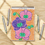 Lifelines FlowArt: Dot-By-Letter Botanicals Coloring Book, 20 Pages (165005)
