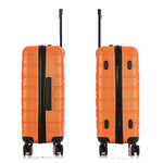 InUSA Trend 2-Piece Hardside Spinner Luggage Set, TSA Checkpoint Friendly, Orange (IUTRE0SM-ORA)