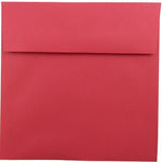 JAM Paper Invitation Envelope 8 1/2" x 8 1/2", Red, 100/Pack (2794374d)