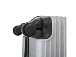 InUSA Resilience 24" Hardside Suitcase, 4-Wheeled Spinner, TSA Checkpoint Friendly, Silver (IURES00M-SIL)