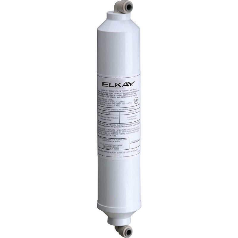 Elkay Replacement Filter Cartridge for Aqua Sentry In-Line Filtration System (56192C)