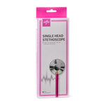 Medline Single Head Stethoscope, Pink (MDS926109)