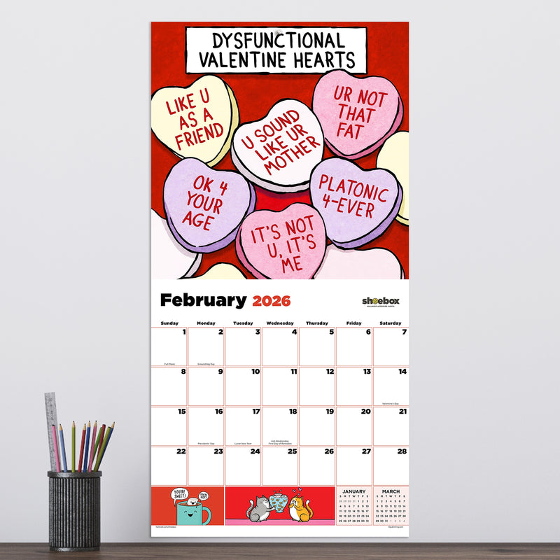 2026 TF Publishing Laugh Out Loud 12" x 12" Monthly Wall Calendar (26-1111)