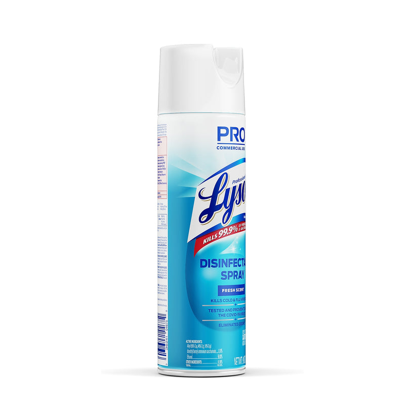 Lysol Professional Disinfectant Spray, Fresh Scent, 19 Oz., 12/Carton (3624104675CT)