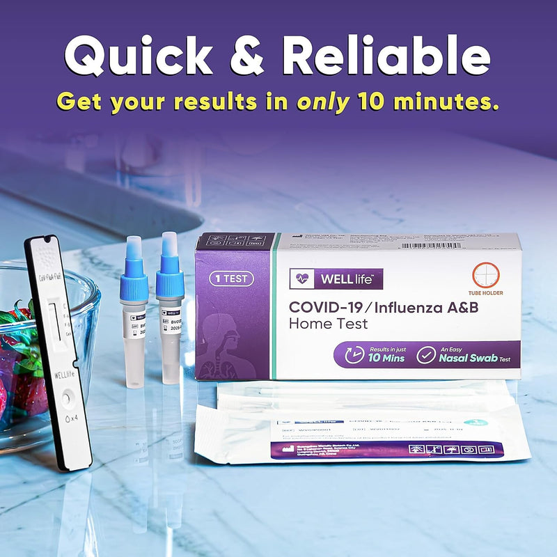 WELLlife COVID-19 ⁄ Flu A&B Home Test (WCOVFLU-OTC-1)