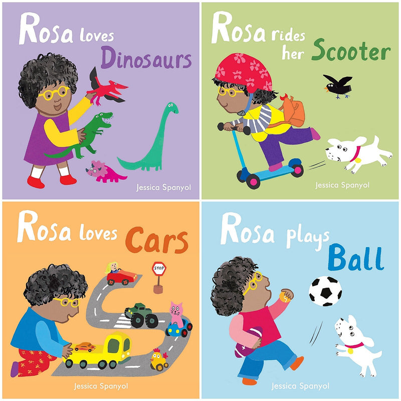 Child's Play All About Rosa Board Books, Set of 4 (CPYCPAAR)