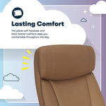 Serta Torrington Ergonomic Polyurethane Big & Tall Chair, 400 lb. Capacity, Light Tan (52399-TAN)