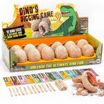 JITTERYGIT Dino Eggs Digging Game Kit,12 Dino Eggs Excavation Set (Dino Eggs - Beige)