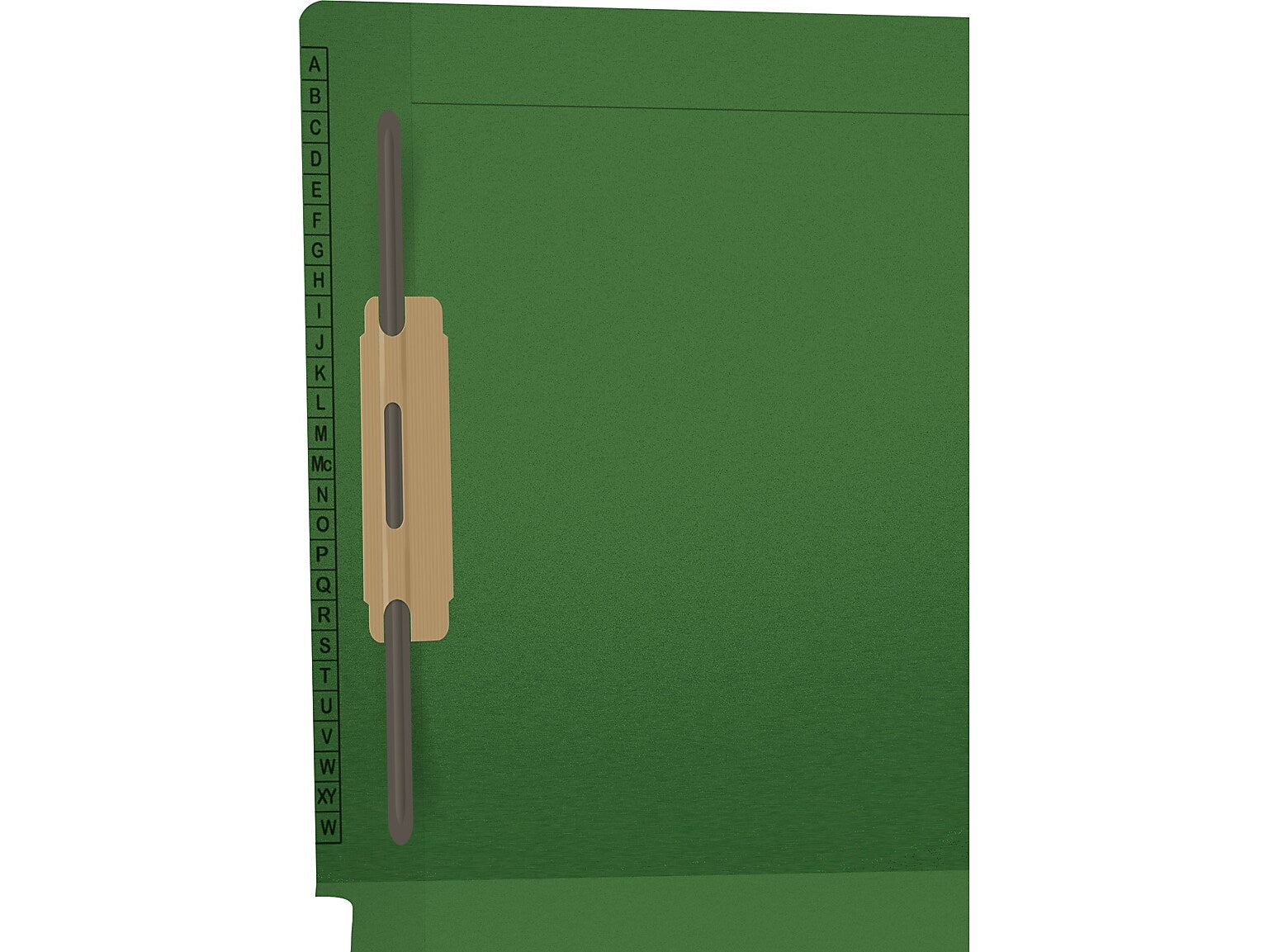 Medical Arts Press Reinforced Classification Folder, 1 3/8" Expansion, Letter Size, Green, 50/Box (F1170-GRN-1)