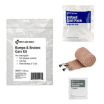 First Aid Only Bumps and Bruises Care Kit, 3 Pieces, 25 Packs/Carton (91577)