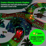 JitteryGit Dino Forest Race Track Site Toy Set, Multicolored (000635983088648)