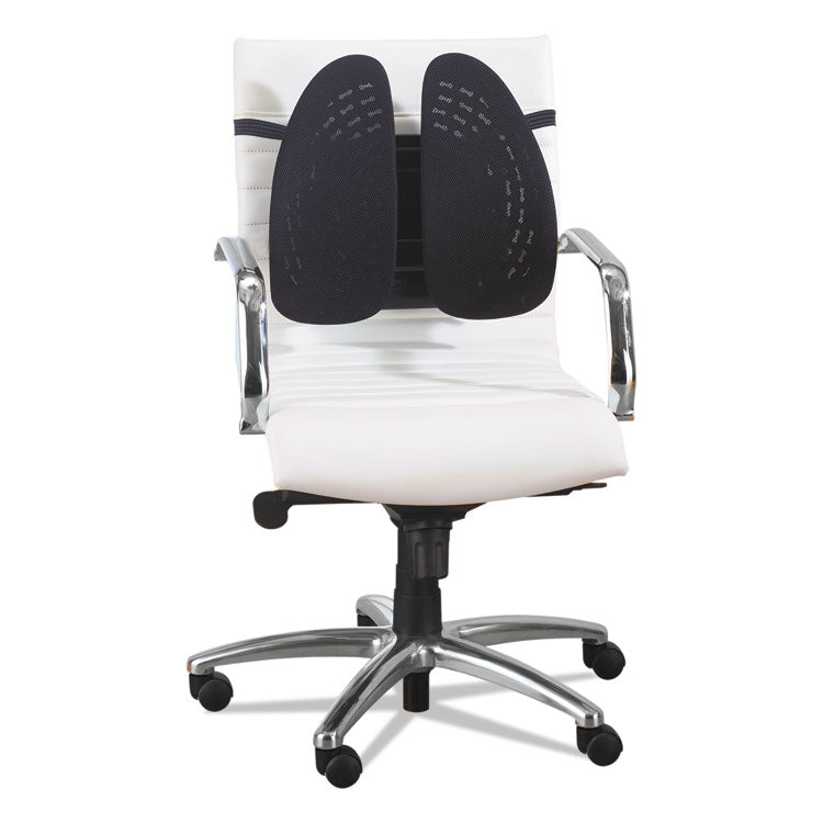 Conform Back Rest with SmartFit, 17.25 x 5.5 x 16, Black