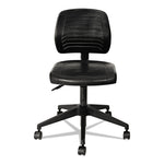 Alera Wl Series Workbench Stool, Supports Up To 250 Lb, 17.25" To 25" Seat Height, Black