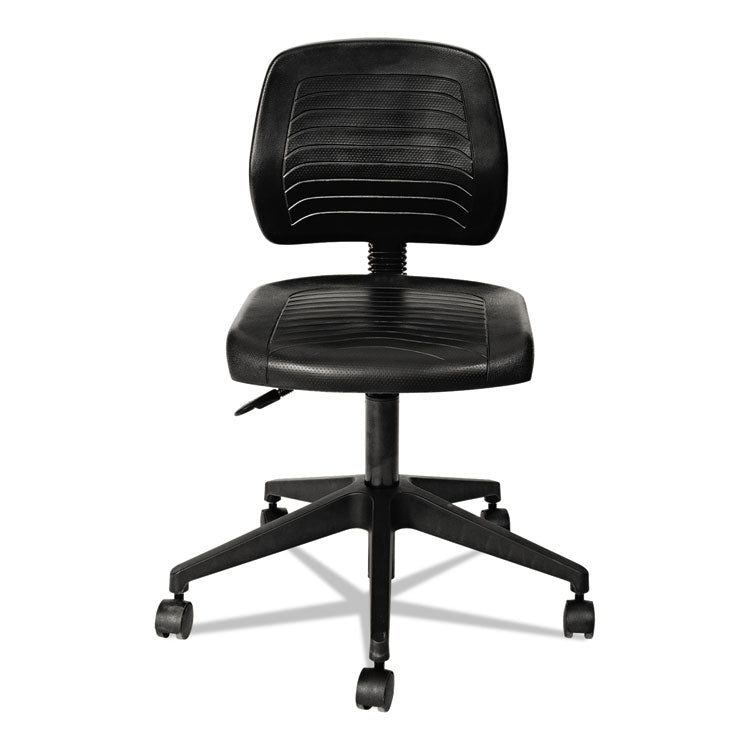 Alera Wl Series Workbench Stool, Supports Up To 250 Lb, 17.25" To 25" Seat Height, Black