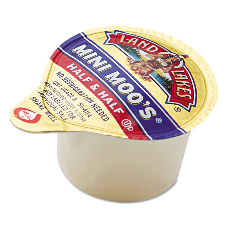 Mini Moo's Half and Half, 0.3 oz Mini Cups, 192/Carton