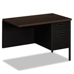 Metro Classic Series Workstation Return, Right, 42w x 24d x 29.5h, Mocha/Black