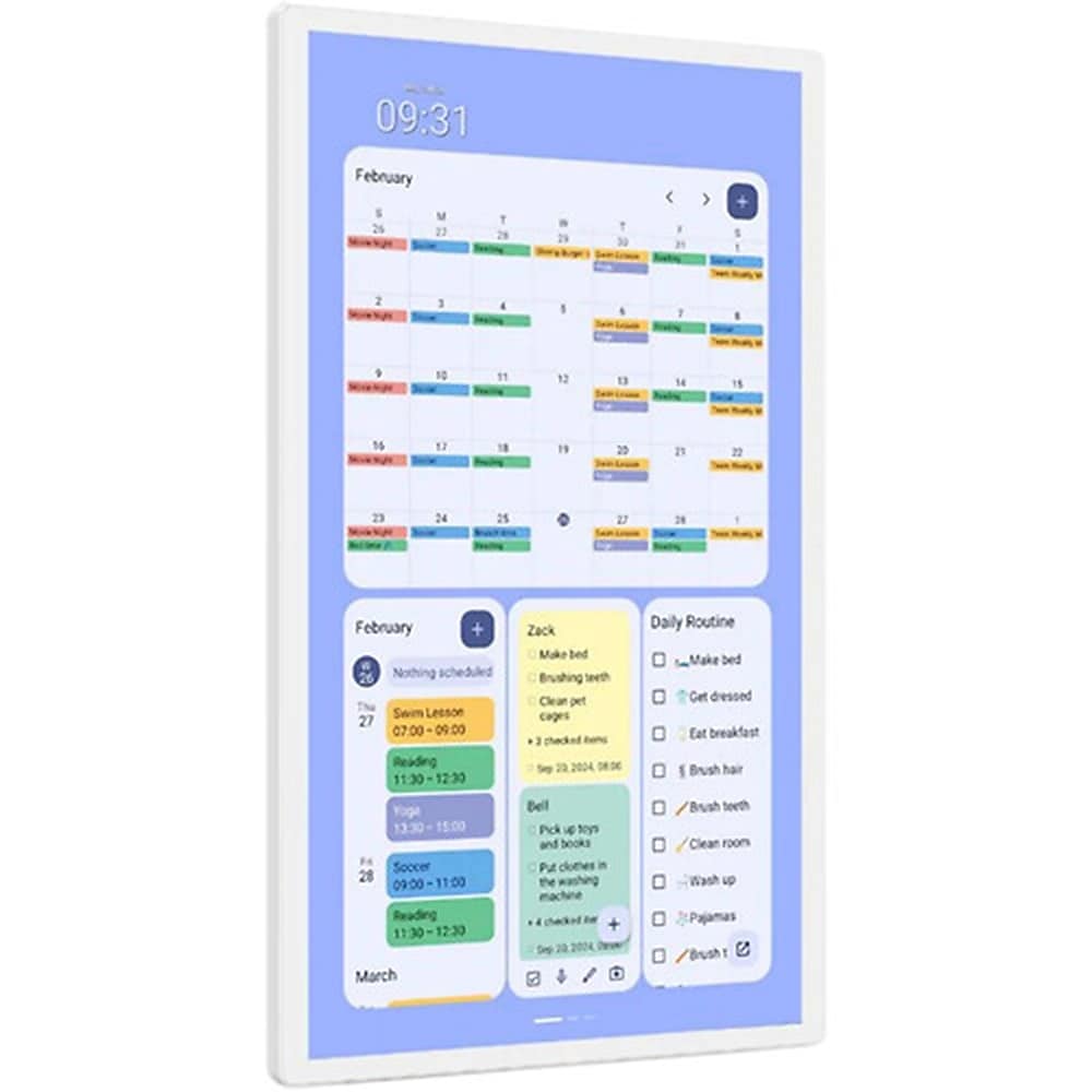 Cozyla Digital Family 32" Calendar+ Gen2, White (CD-8V543F2)