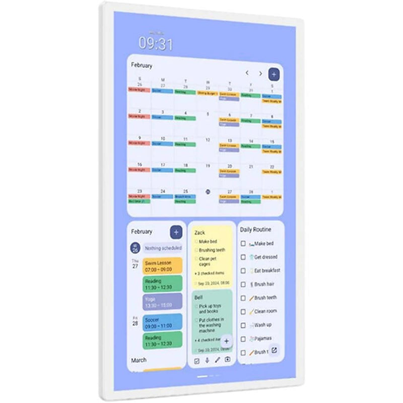 Cozyla Digital Family 32" Calendar+ Gen2, White (CD-8V543F2)