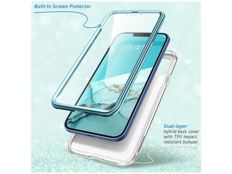 i-Blason Cosmo Ocean Blue Case for iPhone 14 Plus (iPhone2022-6.7-Cosmo-SP-Ocean)
